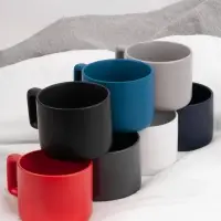 Чашка Jumbo в коробке матовая, светло-серая