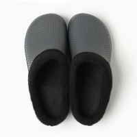 Сабо утепленные, размер 40/41, цвет серый