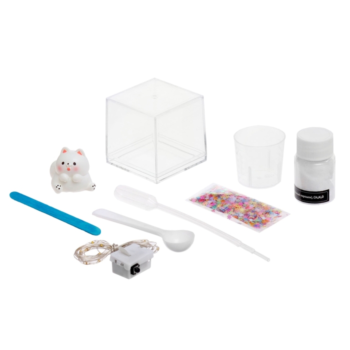 Набор для опытов &laquo;Снежный ночник: Пёсик&raquo;, своими руками