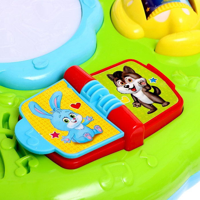 Развивающий столик &laquo;Весёлая игра&raquo;, 3 в 1, световые и звуковые эффекты