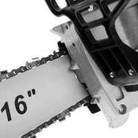 Пила цепная электрическая ТУНДРА, 2000 Вт, 16", шаг 3/8", паз 1.3 мм, 59 звеньев