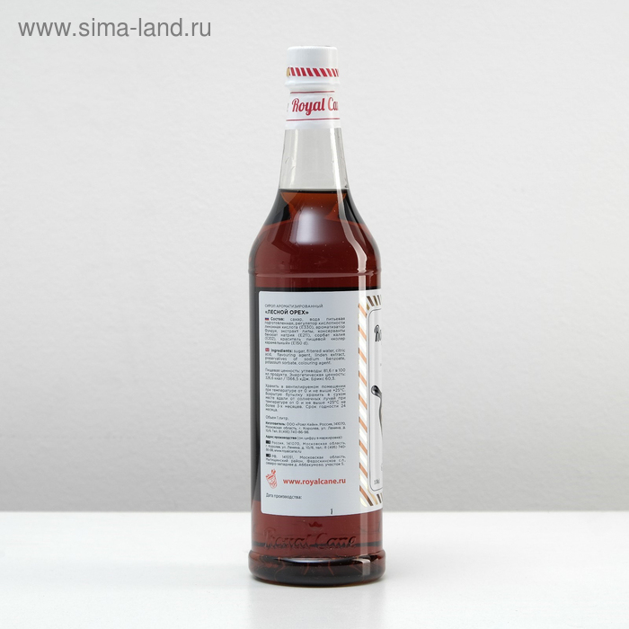 Сироп Royal Cane &laquo;Лесной орех&raquo;, 1 л
