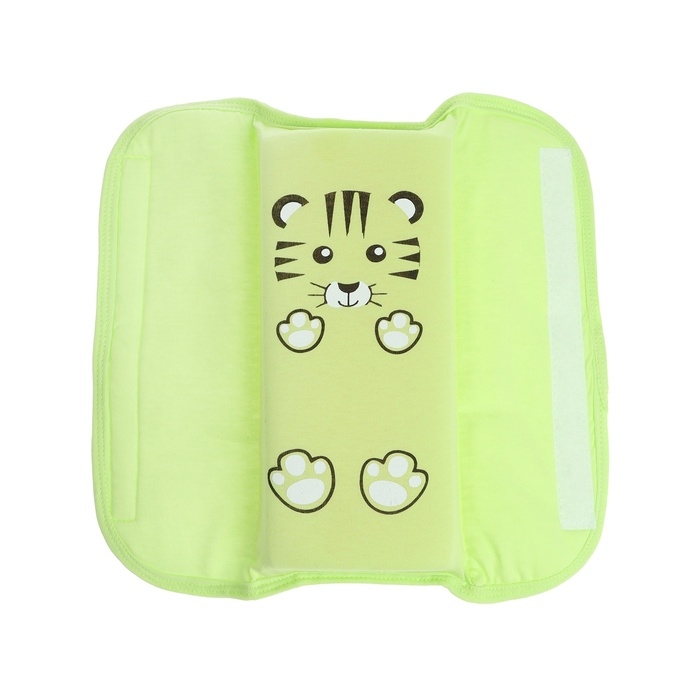 Подушка на ремень безопасности "Тигренок", салатовая
