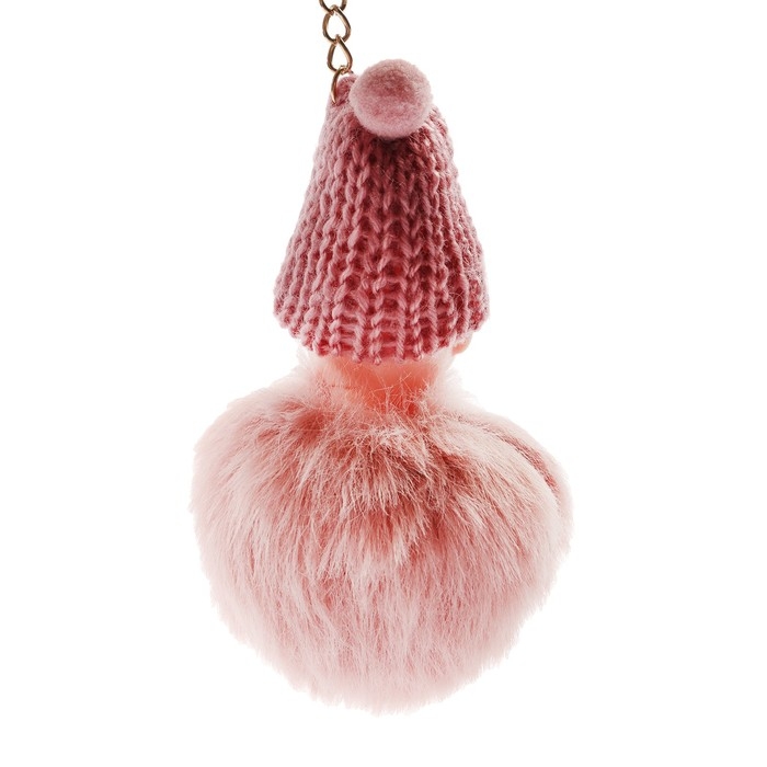 Брелок для ключей, пушистая кукла, 10&times;8 см