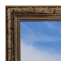 Картина "Табун лошадей" 40*120 см рамка МИКС