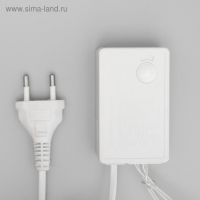 Гирлянда &laquo;Водопад&raquo; 2 &times; 1.5 м, IP44, прозрачная нить, 400 LED, свечение белое, 8 режимов, 220 В