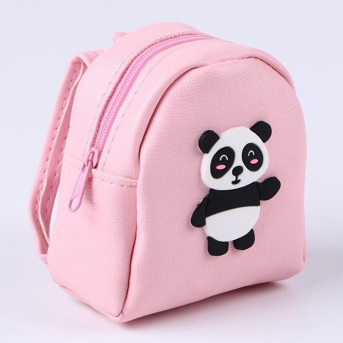 Сумка для куклы «Панда», цвет розовый Сумка для куклы «Панда», цвет розовый