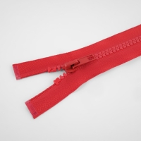 Молния &laquo;Трактор&raquo;, №5, разъёмная, замок автомат, 80 см, цвет красный, цена за 1 штуку