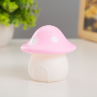 Ночник "Домик" LED от батареек бело-розовый 7,2х7,4 см RISALUX Ночник "Домик" LED от батареек бело-розовый 7,2х7,4 см RISALUX