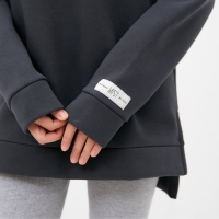 Свитшот удлиненный женский с начёсом MIST Cozy style, графит, размер 60 Свитшот удлиненный женский с начёсом MIST Cozy style, графит, размер 60