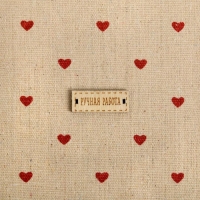 Ткань для пэчворка холща &laquo;Сердцеедка&raquo;, 50 х 50 см