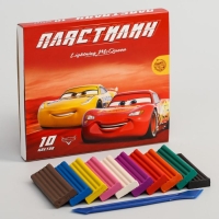 Пластилин 10 цветов 150 г &laquo;Чемпион&raquo;, Тачки