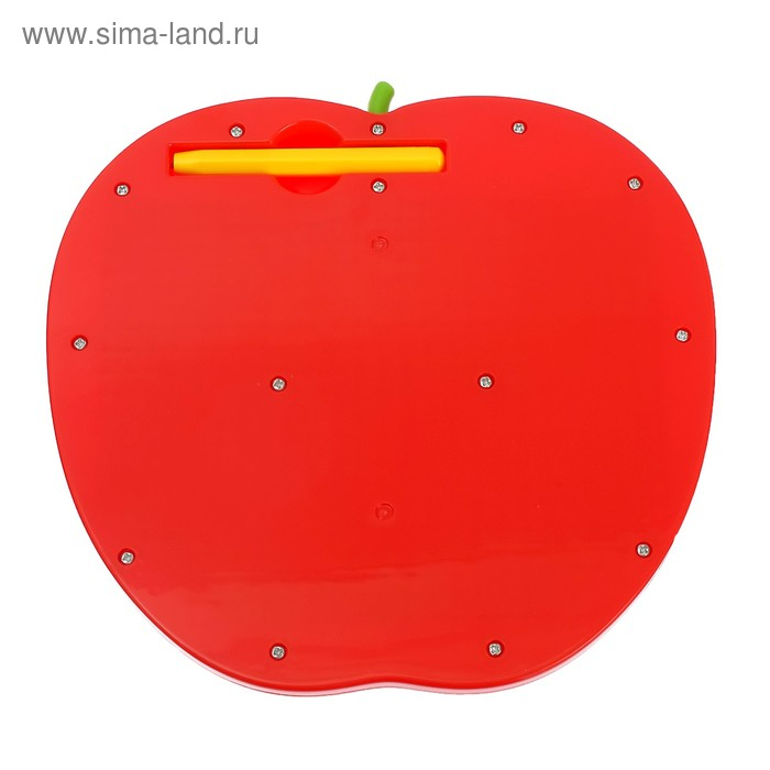 Магнитный планшет &laquo;Яблоко&raquo;, большое, 468 отверстий, цвет красный