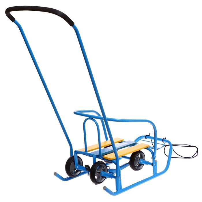 Санки &laquo;Ветерок 7 универсал&raquo;, цвет голубой