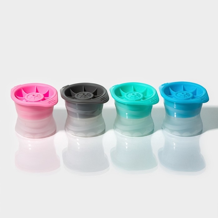 Форма для льда &laquo;Сфера&raquo; Доляна, 11&times;8,5&times;8 см, цвет МИКС