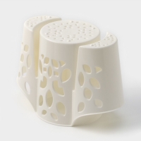 Подставка для столовых приборов &laquo;Камелия&raquo;, 3 отделения, цвет МИКС