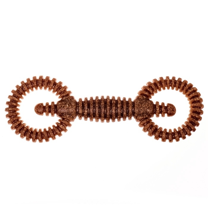 Игрушка для собак жевательная со ароматом корма &laquo;2 кольца&raquo;, 16 х 5 см