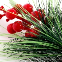 Новогодний декор &laquo;Настроение зимой&raquo;, веточка, 30 &times; 15 &times; 6 см