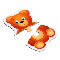 Макси-пазлы в металлической коробке «Мои игрушки», 10 пазлов, 20 деталей Макси-пазлы в металлической коробке «Мои игрушки», 10 пазлов, 20 деталей