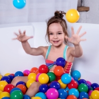 Шарики для сухого бассейна с рисунком, диаметр шара 7,5 см, набор 8 штук, цвет разноцветный Шарики для сухого бассейна с рисунком, диаметр шара 7,5 см, набор 8 штук, цвет разноцветный