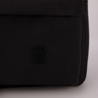 Рюкзак школьный текстильный &laquo;Банан&raquo;, 37 х 33 х 13 см, с липучками, чёрный