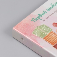 Фотоальбом 25 листов (наклейки+кольца) "Для малыша. Первый альбом" 19х27х3 см Фотоальбом 25 листов (наклейки+кольца) "Для малыша. Первый альбом" 19х27х3 см