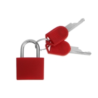 Замок навесной для чемодана, малый, красный Замок навесной для чемодана, малый, красный