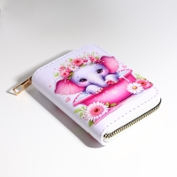 Кошелёк на молнии, цвет белый Кошелёк на молнии, цвет белый