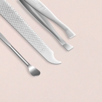 Набор маникюрный &laquo;Париж&raquo;, 6 предметов, в футляре, рисунок МИКС