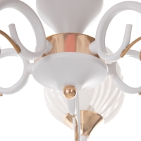 Люстра "Патриция" 5х40Вт Е27 Белый, золото 56х56х35см Люстра "Патриция" 5х40Вт Е27 Белый, золото 56х56х35см