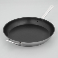 Сковорода &laquo;Общепит&raquo;, d=40 см, толщина корпуса 0,8 мм, дно 3,5 мм, антипригарное покрытие, индукция