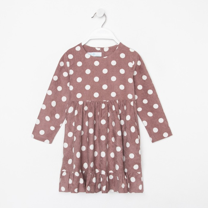 Платье детское KAFTAN Платье детское KAFTAN "Горох", р. 30 (98-104), розовый