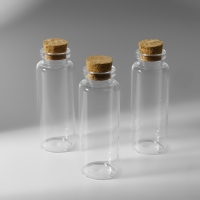 Баночки для хранения бисера, d = 3 &times; 8 см, 3 шт