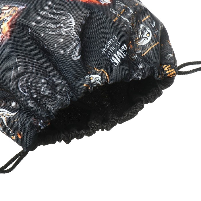 Мешок для обуви 435 х 360 мм, Stavia (плотность 600D с водоотталкивающей ПУ-пропиткой) "Динозавр"