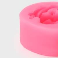 Молд &laquo;Роза&raquo;, силикон, 4,5&times;2 см, цвет МИКС