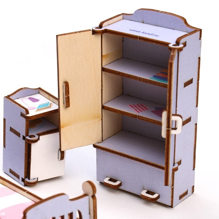 Кукольная мебель &laquo;&lrm;Спальня&raquo;&lrm;