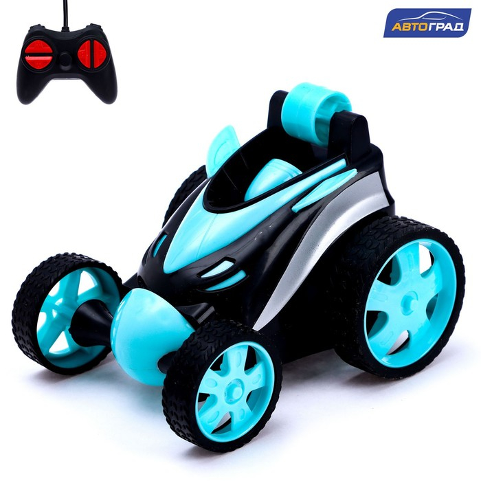 Перевёртыш радиоуправляемый &laquo;Циклон&raquo;, работает от батареек, цвет синий