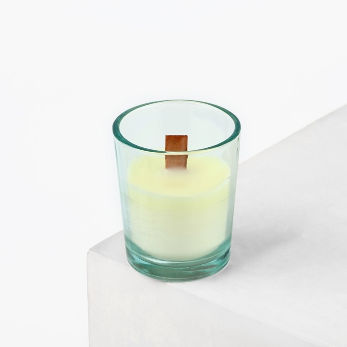 Ароматическая свеча &laquo;Магия утра&raquo;,с соевым воском: кофе, 6 х 5 х 5 см.