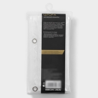 Штора для ванной SAVANNA &laquo;Геометрия&raquo;, 180&times;180 см, PEVA, цвет белый