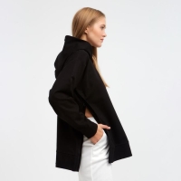 Толстовка женская MINAKU: Casual Collection цвет черный, р-р 42 Толстовка женская MINAKU: Casual Collection цвет черный, р-р 42