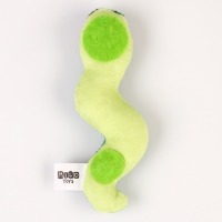 Магнит новогодний мягкий &laquo;Змея&raquo;, зеленая