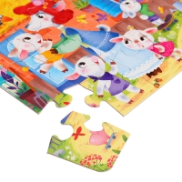 Макси-пазлы 2 в 1 &laquo;Мир сказок №3&raquo;, 24 и 24 элементов