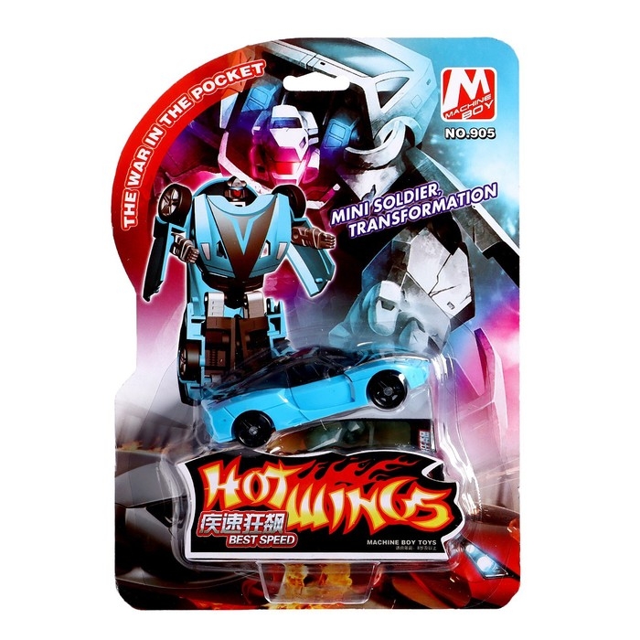 Робот &laquo;Автобот&raquo;, трансформируется, цвет голубой