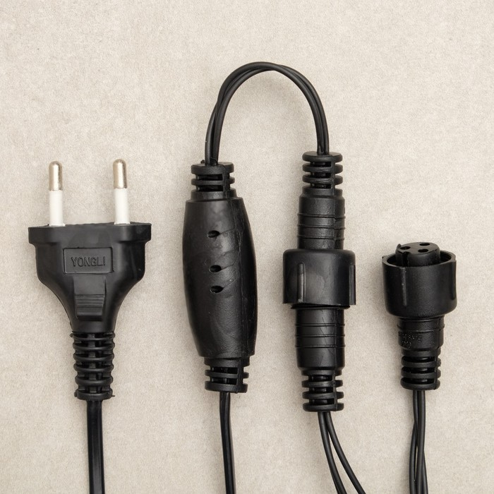 Гирлянда «Сеть» 2 × 3 м, IP44, УМС, тёмная нить, 384 LED, свечение белое, 220 В Гирлянда «Сеть» 2 × 3 м, IP44, УМС, тёмная нить, 384 LED, свечение белое, 220 В