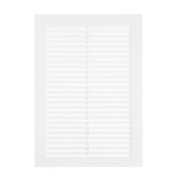 Решетка вентиляционная "КосмоВент" Л170, 170 х 240 мм, с сеткой, неразъемная