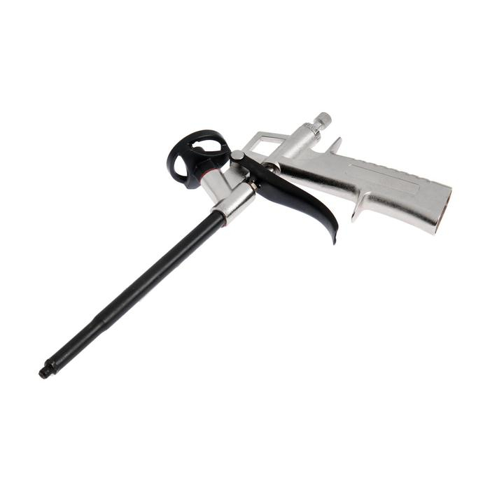 Пистолет для монтажной пены ТУНДРА цельнометаллический корпус Пистолет для монтажной пены ТУНДРА цельнометаллический корпус