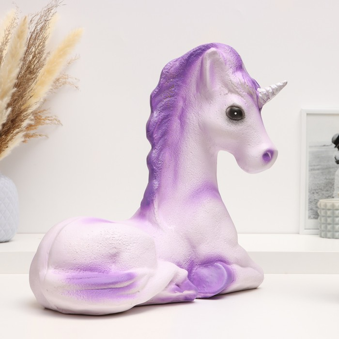 Копилка Копилка "Единорог" сиреневый, 21х40х34см