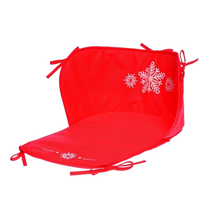 Сиденье для санок - матрас, универсальное, цвет красный