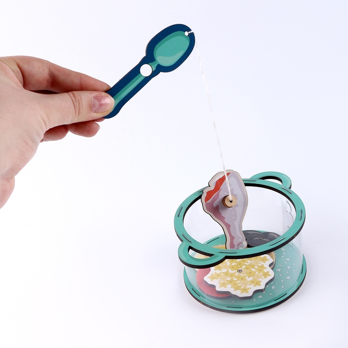 Разивающая игра сортер &laquo;Кастрюля с супами&raquo;