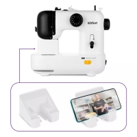 Швейная машина Kitfort КТ-6056, 9 Вт, 12 операций, полуавтомат, бело-чёрная Швейная машина Kitfort КТ-6056, 9 Вт, 12 операций, полуавтомат, бело-чёрная